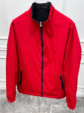 Двусторонняя ветровка Loro Piana - Navy / Red