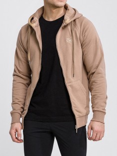 Бежевая кофта Loro Piana Zip-Up hoodie