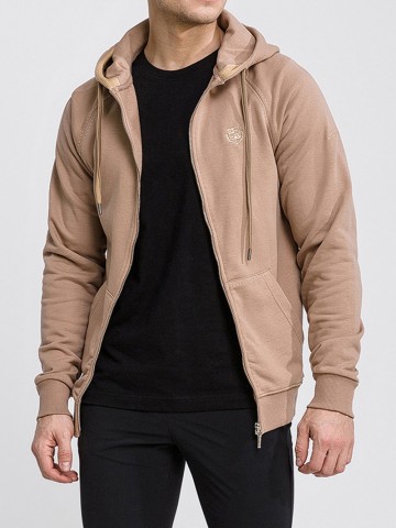 Бежевая кофта Loro Piana Zip-Up hoodie