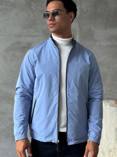 Двусторонняя ветровка Loro Piana - Black / Blue