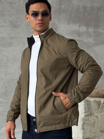 Двусторонняя ветровка Loro Piana - Brown / Black