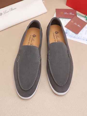 Мужские лоферы Loro Piana Summer Walk - Grey