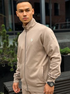 Кофта на молнии Loro Piana logo-embroidered - Beige