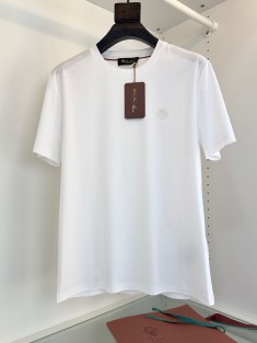 Мужская белая футболка Loro Piana