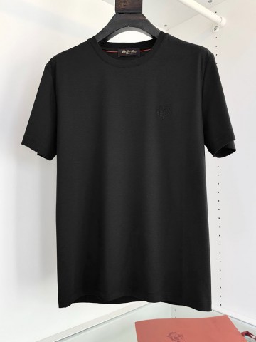 Мужская чёрная футболка Loro Piana