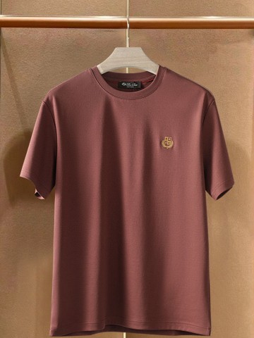 Мужская футболка Loro Piana Premium - Brick Red