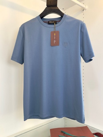 Мужская голубая футболка Loro Piana