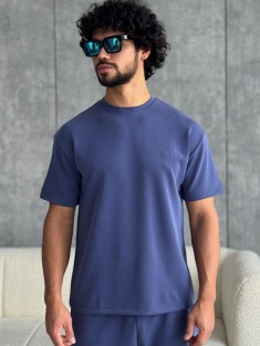 Мужская синяя футболка Loro Piana