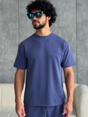 Мужской синий костюм Loro Piana