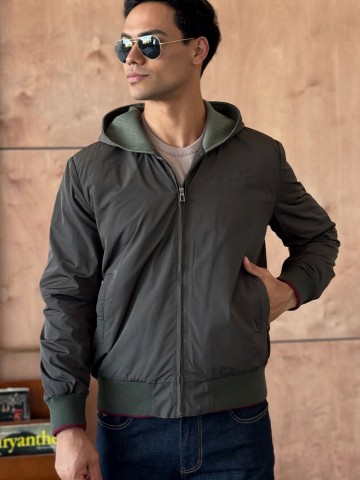 Мужская ветровка Loro Piana зелёного цвета