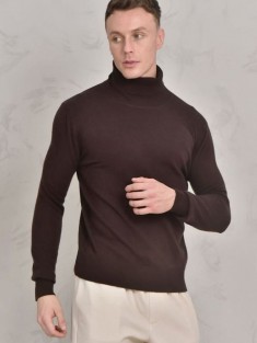 Мужская водолазка Loro Piana Premium - Coffee