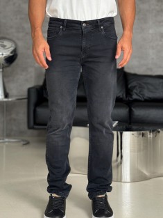 Мужские джинсы Loro Piana чёрного цвета