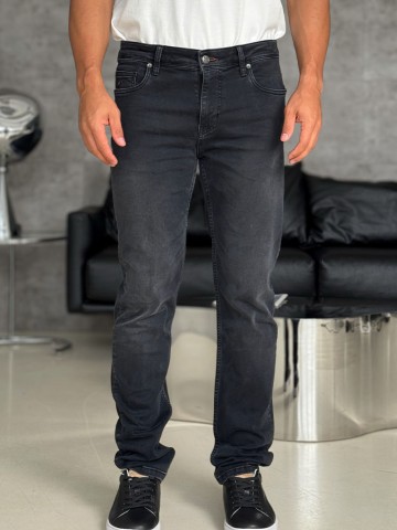 Мужские джинсы Loro Piana чёрного цвета