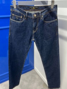 Мужские джинсы тёмно-синего цвета Loro Piana batal