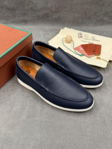 Мужские кожаные лоферы Loro Piana