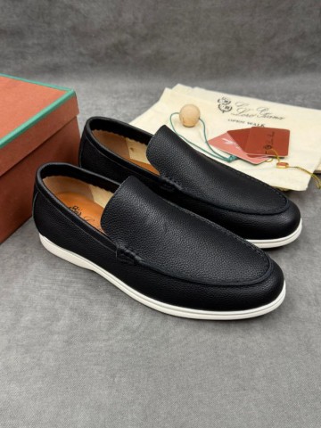 Мужские кожаные лоферы Loro Piana