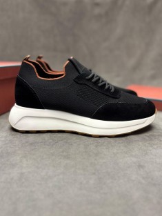 Мужские кроссовки Loro Piana knitted - Navy