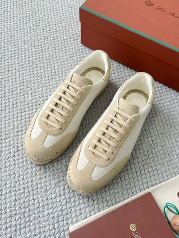 Мужские кроссовки Loro Piana Sea Tennis Walk - Beige