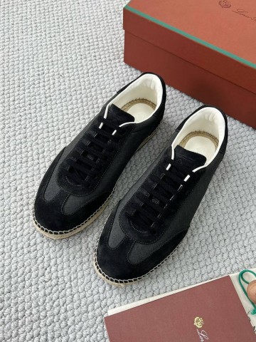 Мужские кроссовки Loro Piana Sea Tennis Walk - Black