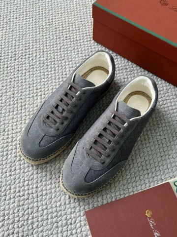 Мужские кроссовки Loro Piana Sea Tennis Walk - Grey