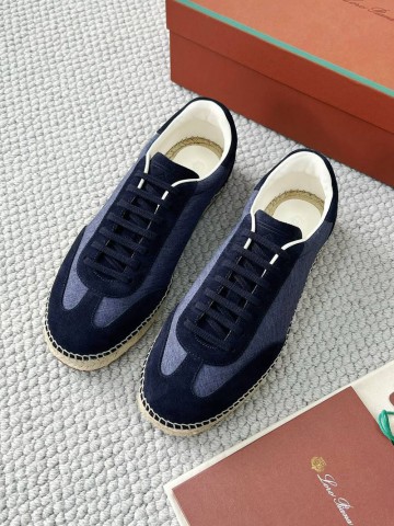 Мужские кроссовки Loro Piana Sea Tennis Walk - Navy