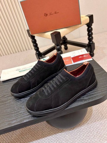 Мужские кроссовки Loro Piana Soho 2.0 Walk - Black