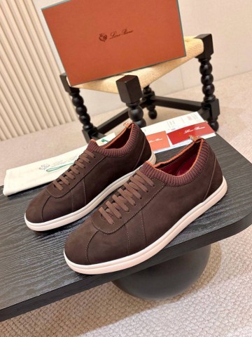 Мужские кроссовки Loro Piana Soho 2.0 Walk - Brown