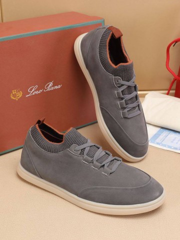 Мужские кроссовки Loro Piana Soho Walk - Grey
