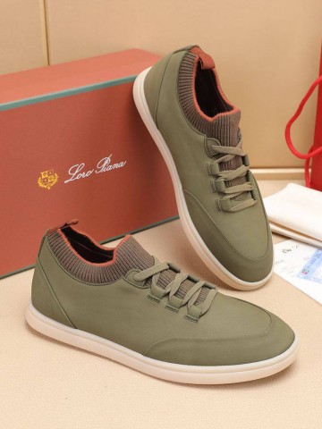 Мужские кроссовки Loro Piana Soho Walk - Khaki