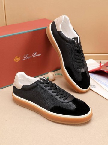 Мужские кроссовки Loro Piana Tennis Walk - Black