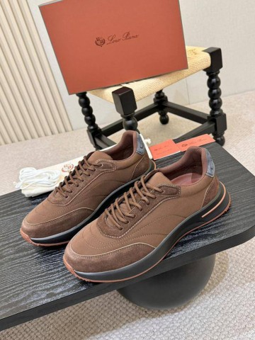 Мужские кроссовки Loro Piana Week End Walk - Brown