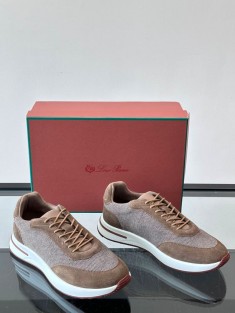 Мужские кроссовки Loro Piana Week End Walk - Brown