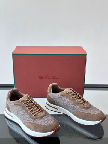 Мужские кроссовки Loro Piana Week End Walk - Brown