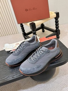 Мужские кроссовки Loro Piana Week End Walk - Grey