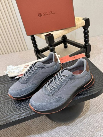 Мужские кроссовки Loro Piana Week End Walk - Grey