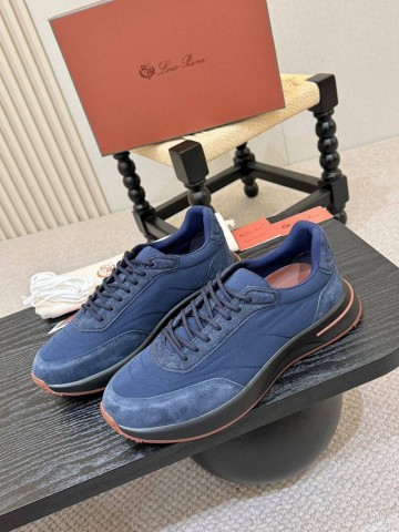 Мужские кроссовки Loro Piana Week End Walk - Navy