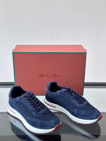 Мужские кроссовки Loro Piana Week End Walk - Navy