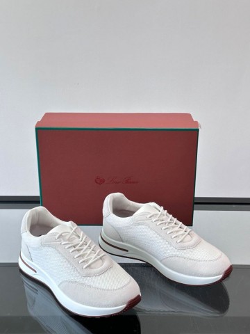 Мужские кроссовки Loro Piana Week End Walk - White