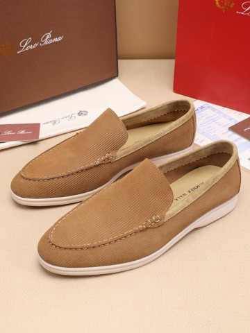 Мужские лоферы Loro Piana Summer Walk - Brown