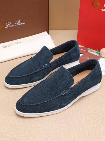 Мужские лоферы Loro Piana Summer Walk - Green