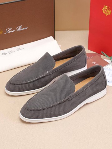 Мужские лоферы Loro Piana Summer Walk - Grey