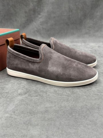 Мужские лоферы Loro Piana Venice Walk - Grey