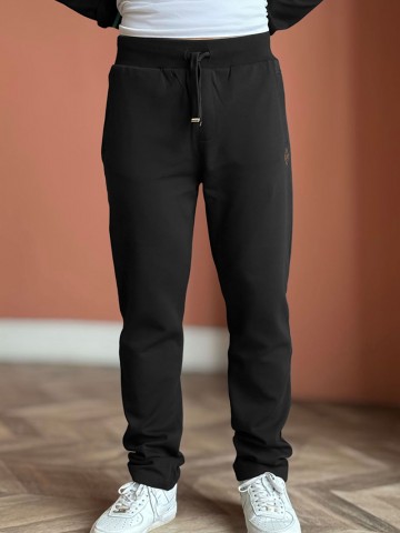 Мужские спортивные штаны Loro Piana monogram - Black