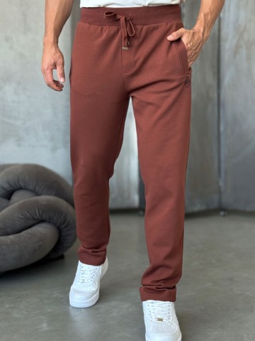 Мужские спортивные штаны Loro Piana monogram - Brown