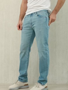 Мужские светло-синие джинсы Loro Piana Premium