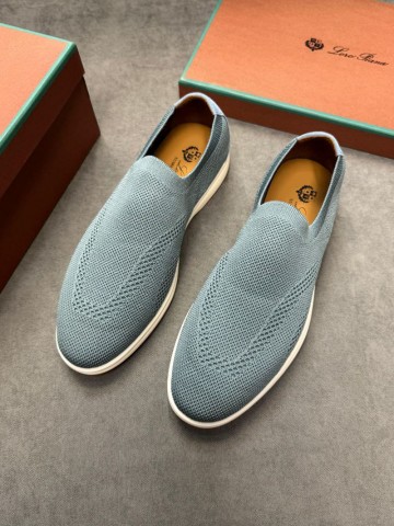 Мужские текстильные лоферы Loro Piana