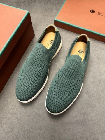 Мужские текстильные лоферы Loro Piana