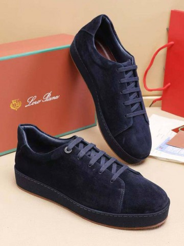 Мужские замшевые кроссовки Loro Piana