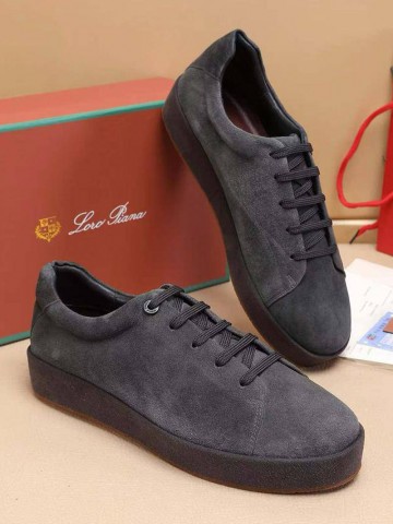 Мужские замшевые кроссовки Loro Piana