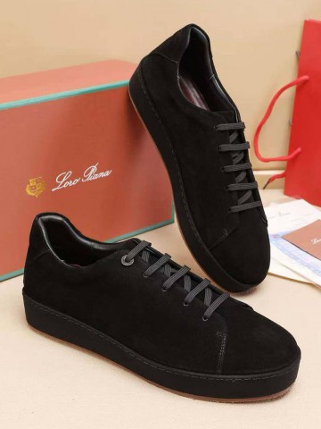 Мужские замшевые кроссовки Loro Piana